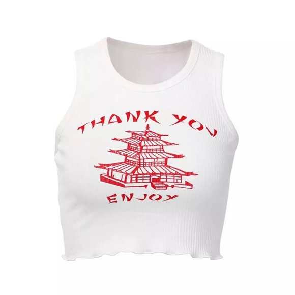 NEW! chinese takeout crop top ✰ - Picture 4 of 5